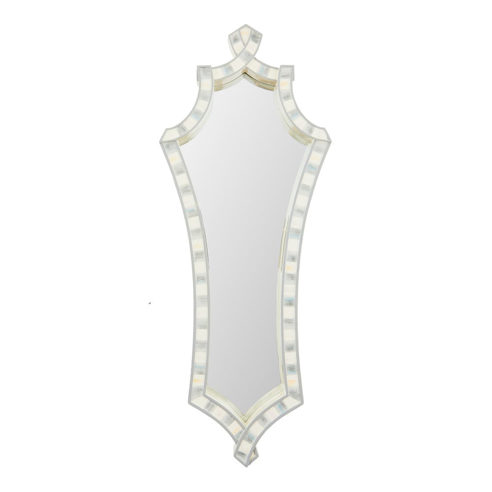 Sterling Check Wall Mirror mackenzie-childs Panama imagen 1
