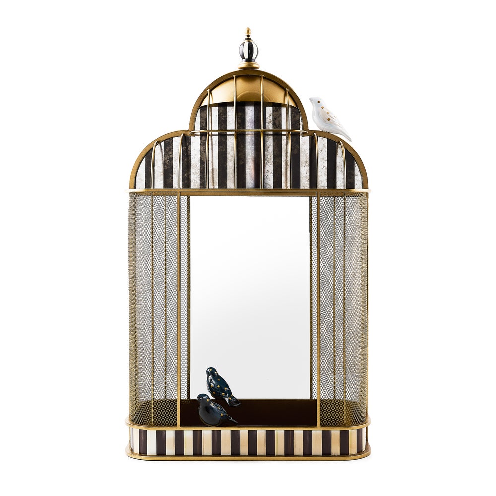 Birdcage Medium Wall Mirror mackenzie-childs Panama imagen 1