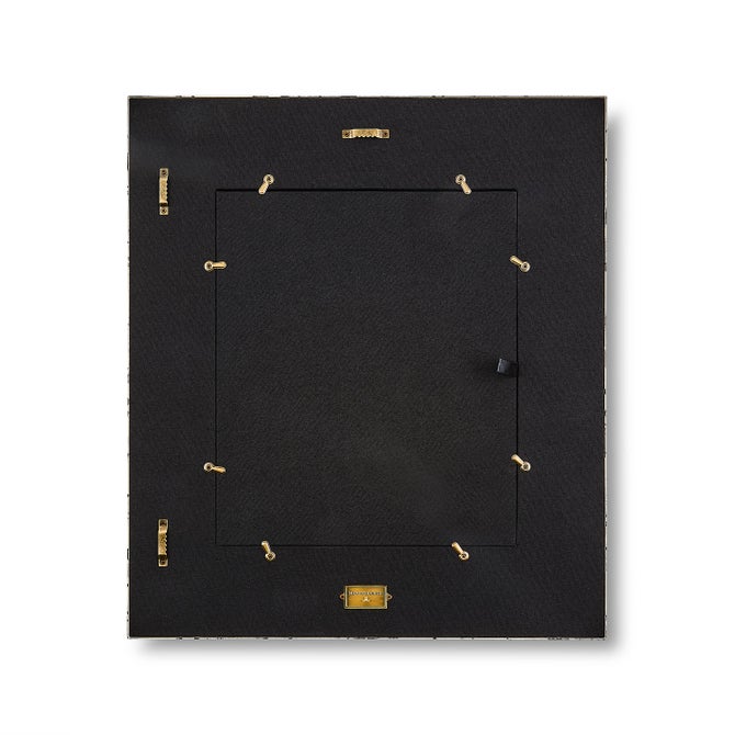 Mocha Check Enamel Wall Mirror image number 2