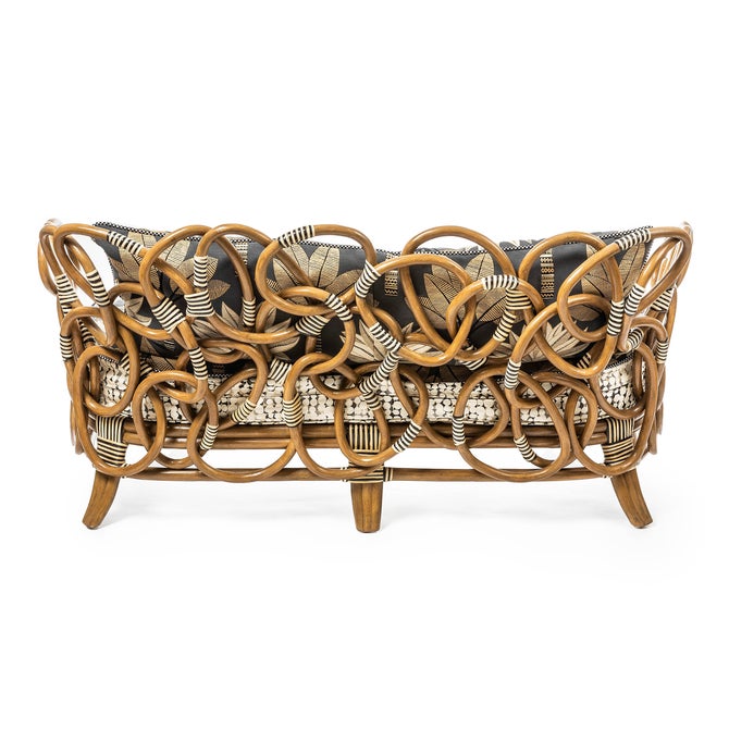 Wild Indoors Rattan Loveseat image number 2