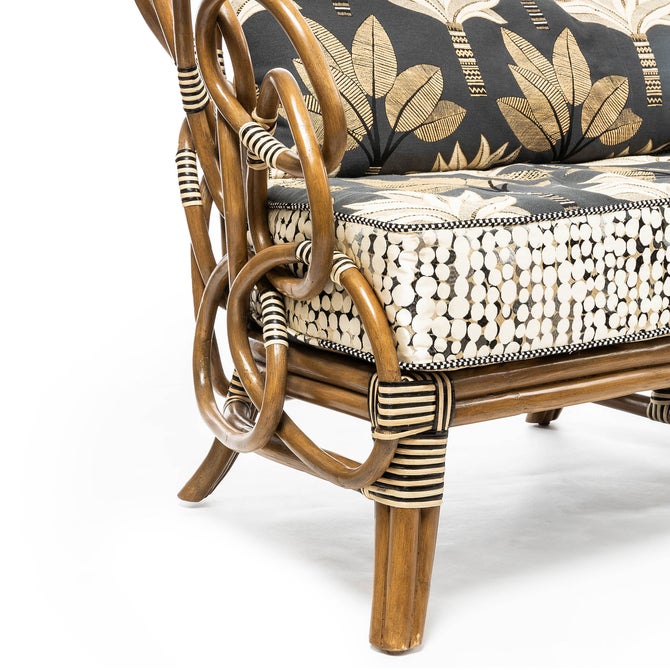 Wild Indoors Rattan Loveseat image number 3