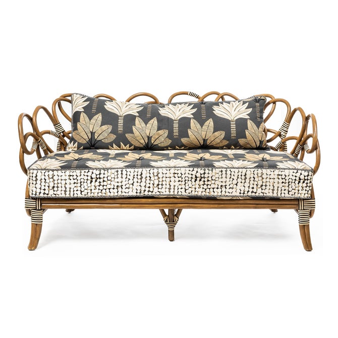 Wild Indoors Rattan Loveseat image number 0