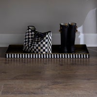 Courtly Stripe Boot Tray