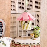 Hollyhock Birdhouse