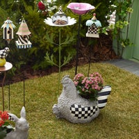 Courtly Check Birdhouse Stake