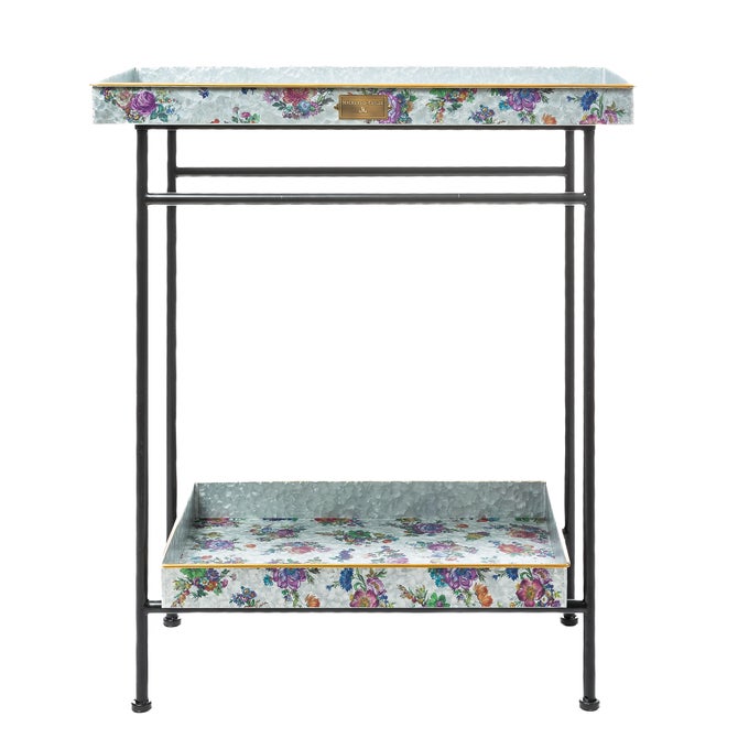 Flower Market Galvanized Outdoor Butler image number 0