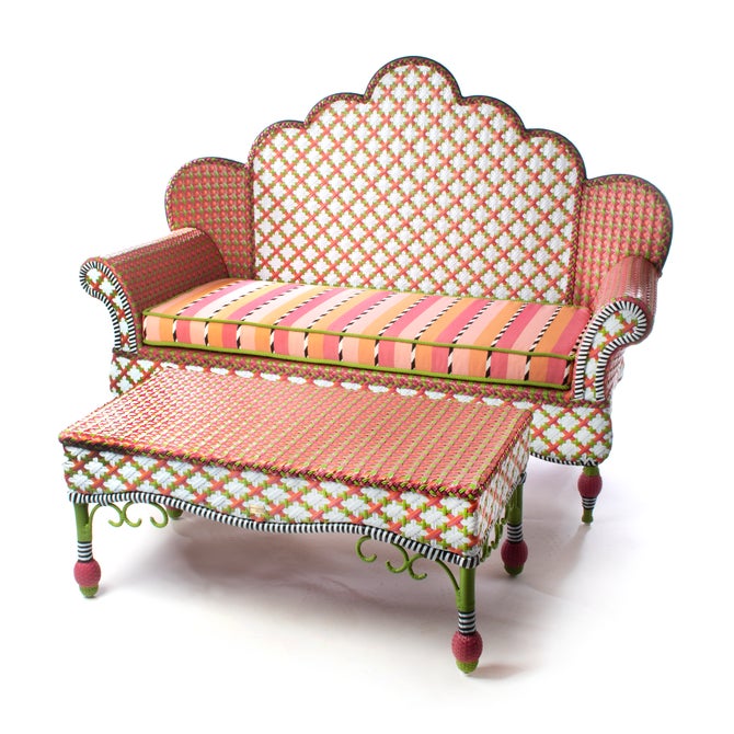 Breezy Poppy Outdoor Loveseat image number 3