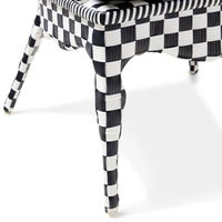 Gambit Check Outdoor Wing Chair