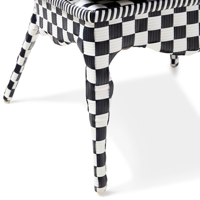 Gambit Check Outdoor Wing Chair image number 5