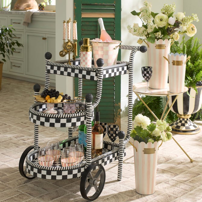 Gambit Check Outdoor Bar Cart image number 5