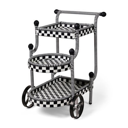 Gambit Check Outdoor Bar Cart