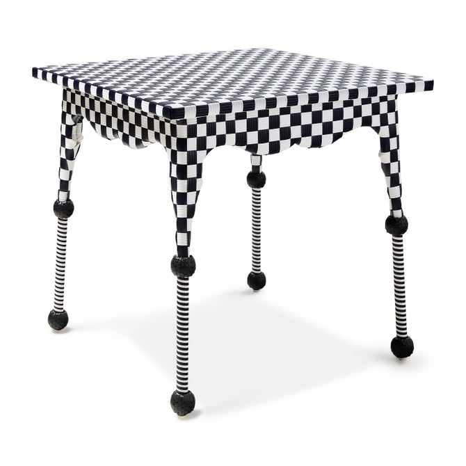 Gambit Check Outdoor Patio Dining Table image number 5