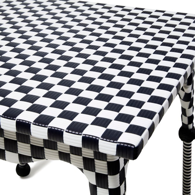Gambit Check Outdoor Patio Dining Table image number 6
