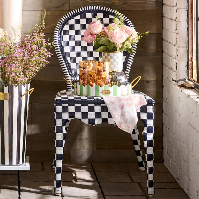Gambit Check Outdoor Cafe Chair image number 1