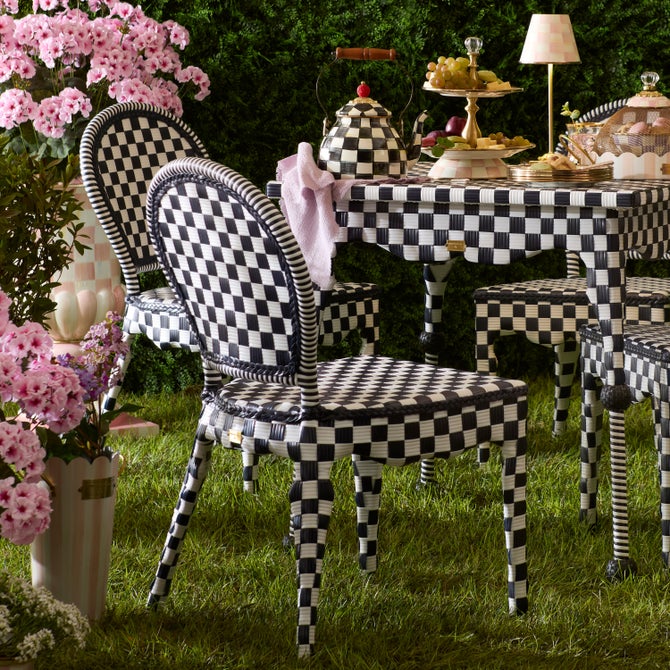 Gambit Check Outdoor Cafe Chair image number 6