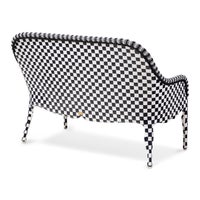 Gambit Check Outdoor Loveseat