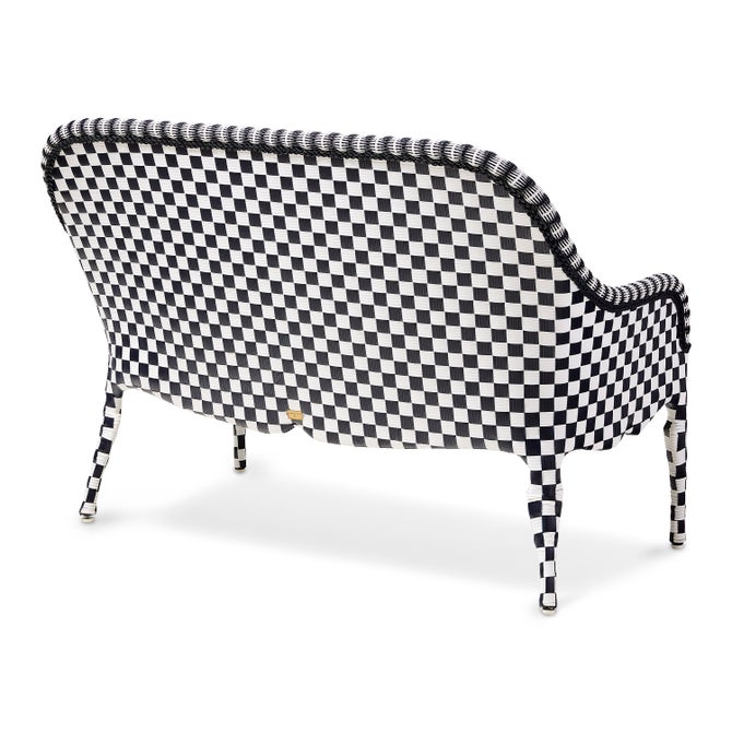 Gambit Check Outdoor Loveseat image number 3
