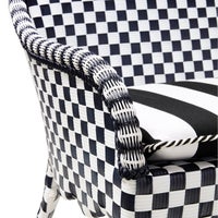 Gambit Check Outdoor Loveseat