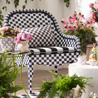 Gambit Check Outdoor Accent Chair