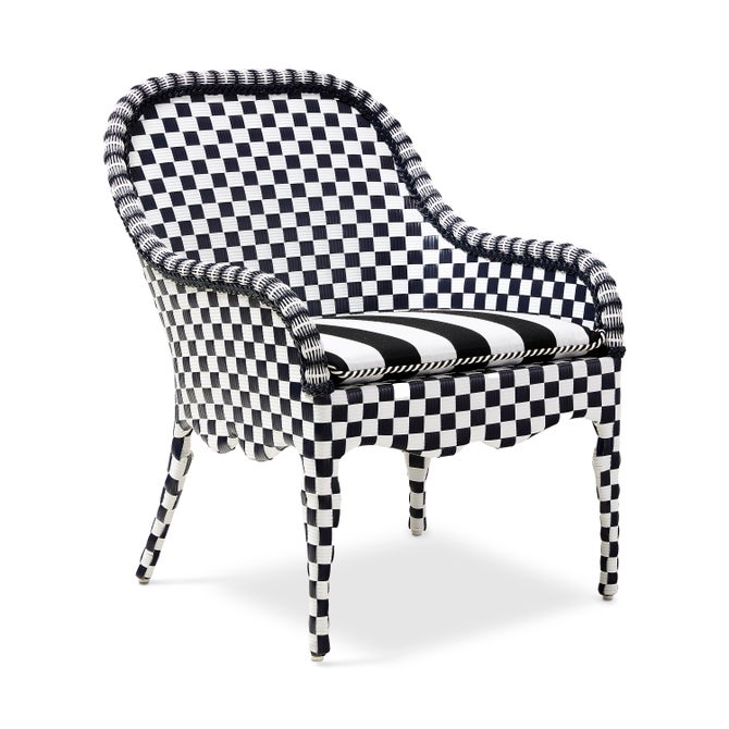 Gambit Check Outdoor Accent Chair image number 2