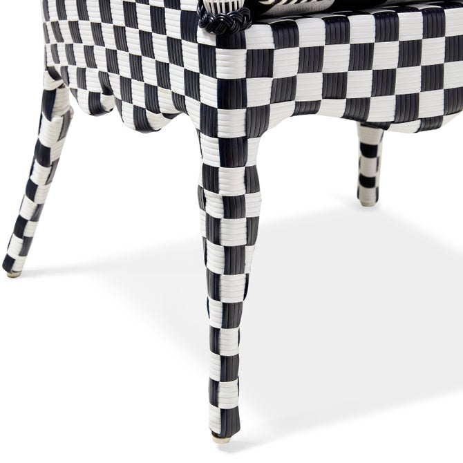 Gambit Check Outdoor Accent Chair image number 4