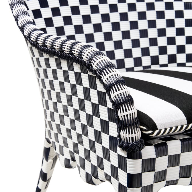 Gambit Check Outdoor Accent Chair image number 5
