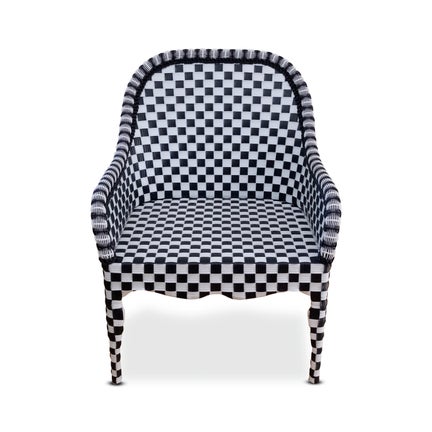 Gambit Check Outdoor Accent Chair