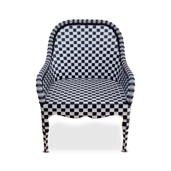 Gambit Check Outdoor Accent Chair image number 0