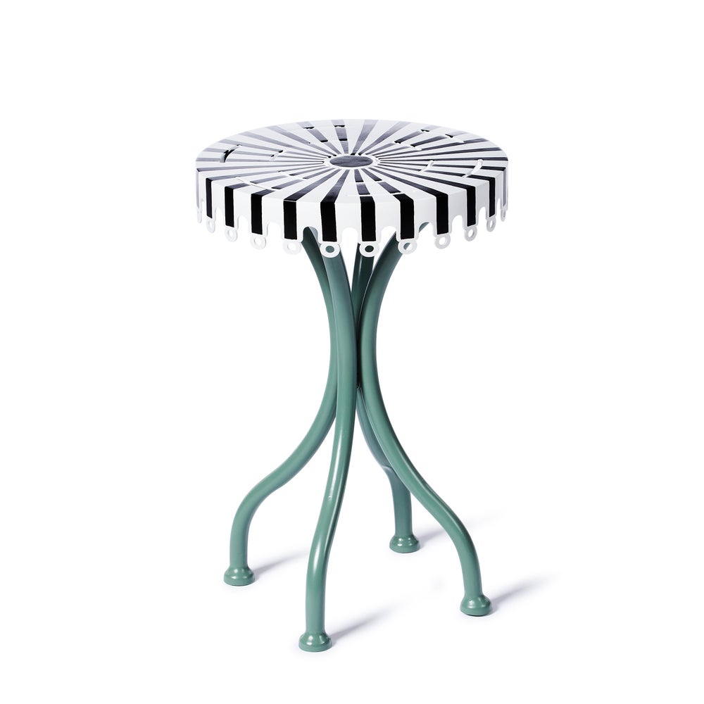 Outdoor Big Top Cafe Stool mackenzie-childs Panama imagen 1