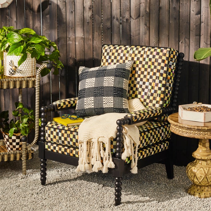 Spindle Check Outdoor Chair image number 5