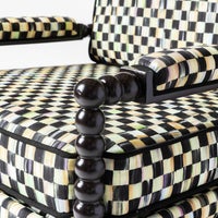 Spindle Check Outdoor Chair