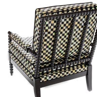 Spindle Check Outdoor Chair