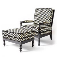 Spindle Check Outdoor Chair