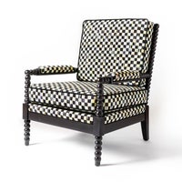 Spindle Check Outdoor Chair