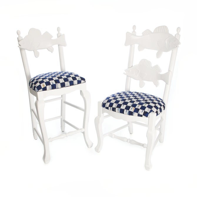 Royal Check Outdoor Fish Chair image number 2