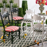 Courtly Check Outdoor Fish Chair