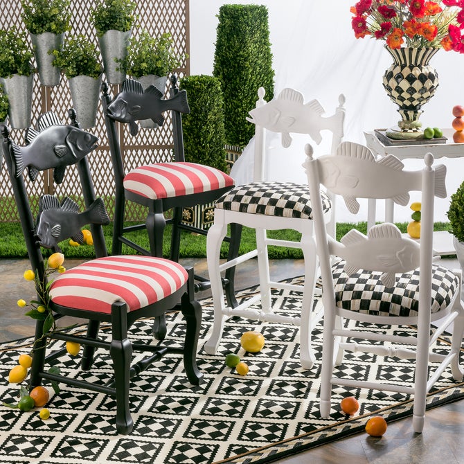 Courtly Check Outdoor Fish Chair image number 5