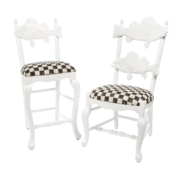 Courtly Check Outdoor Fish Chair image number 4