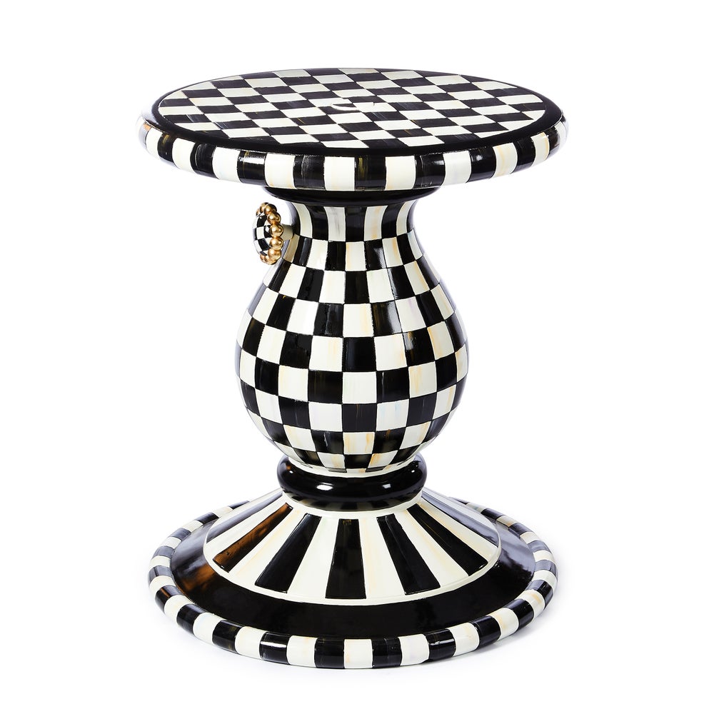Outdoor Courtly Umbrella Stand Side Table mackenzie-childs Panama imagen 1