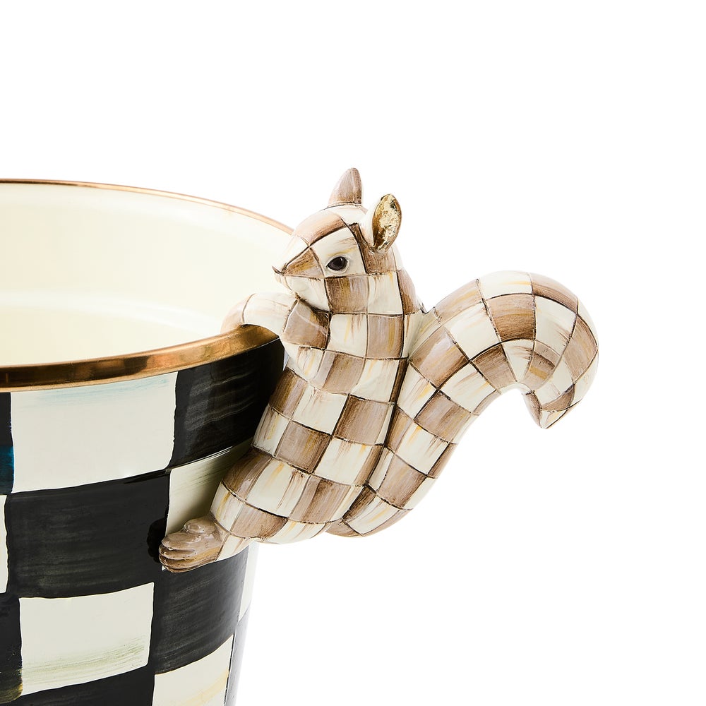 Mocha Check Squirrel Pot Climber mackenzie-childs Panama imagen 1