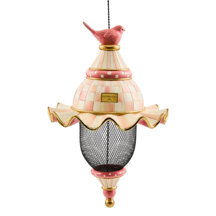 Rosy Check Pendant Bird Feeder