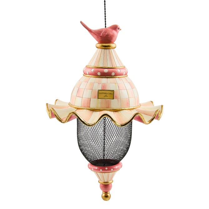 Rosy Check Pendant Bird Feeder image number 0