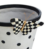 Courtly Check Butterfly Planter