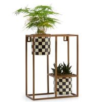 Courtly Check Small Hanging Plant Stand