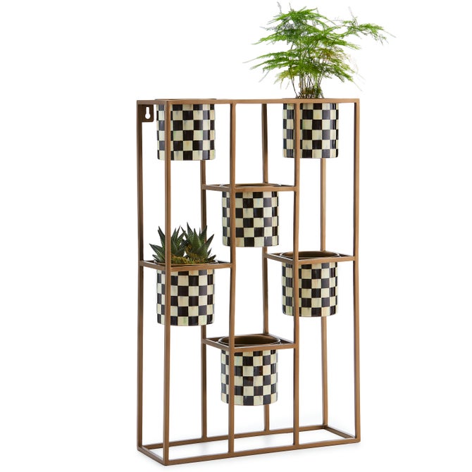 Courtly Check Large Hanging Plant Stand image number 2