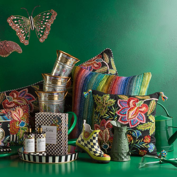 Flower Market Galvanized Flower Buckets, Set of 3 image number 2