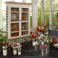 Flower Market Galvanized Flower Buckets, Set of 3