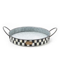 Spectator Galvanized Serving Trays, Set of 2