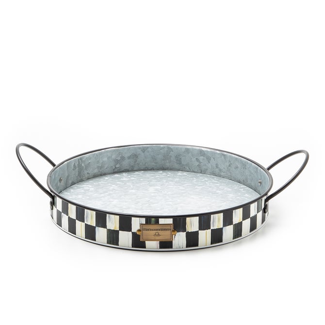 Spectator Galvanized Serving Trays, Set of 2 image number 3