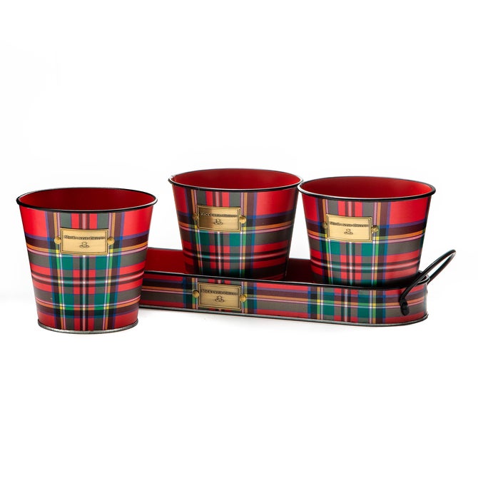 Tartastic Herb Pots, Set of 3 image number 2